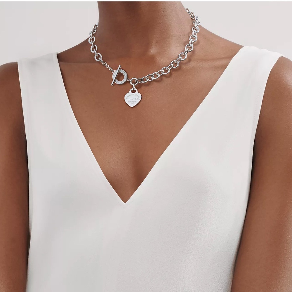 Tiffany & Co. Heart Tag Toggle Necklace - Picture 3 of 6
